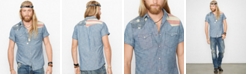 Denim & Supply Ralph Lauren Men's American Flag Yoke Western Shirt